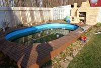 Строительство бассейна для частного дома в Мочище