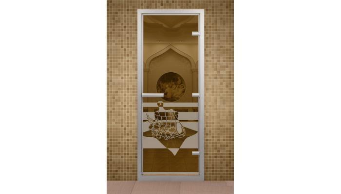 Дверь для турецкой бани серия Банный день