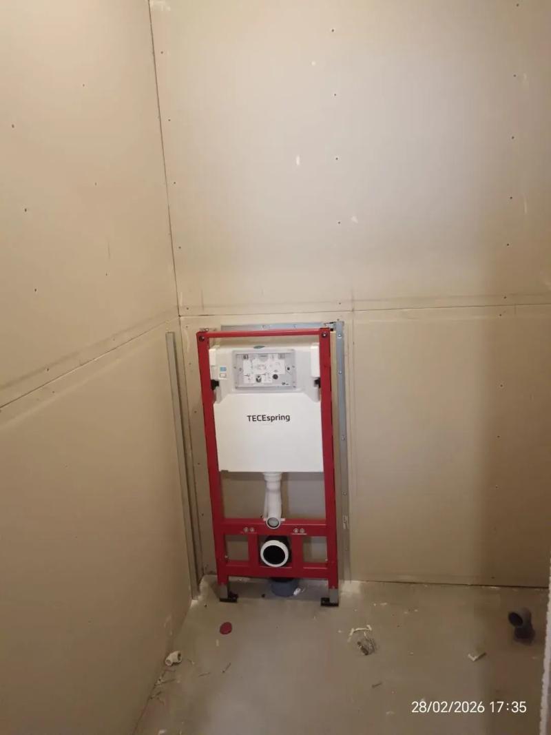 Работы по строительству сан узла с установкой оборудования под ключ. Работы по строительству сан узла с установкой оборудования под ключ.