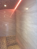 Уютный хамам в квартире подсветка хамама