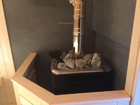 Новая сауна в частном доме Новосибирска