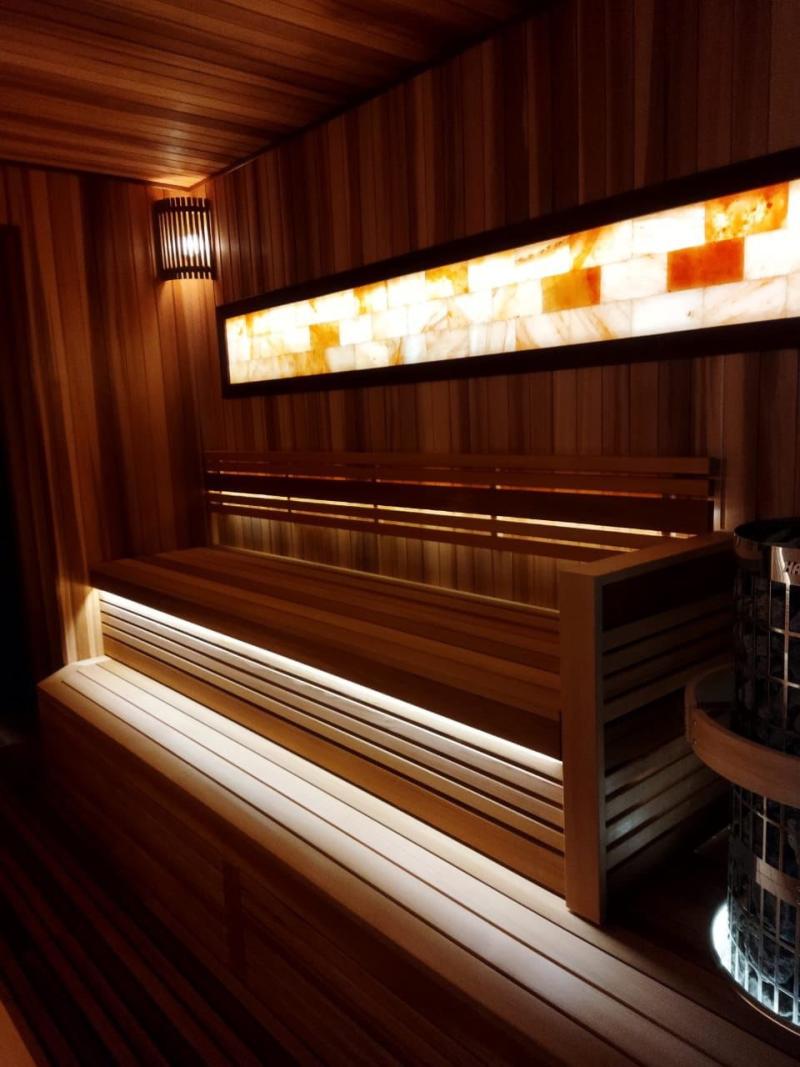 Строительство сауны в коттедже на Дачном шоссе в Новосибирске